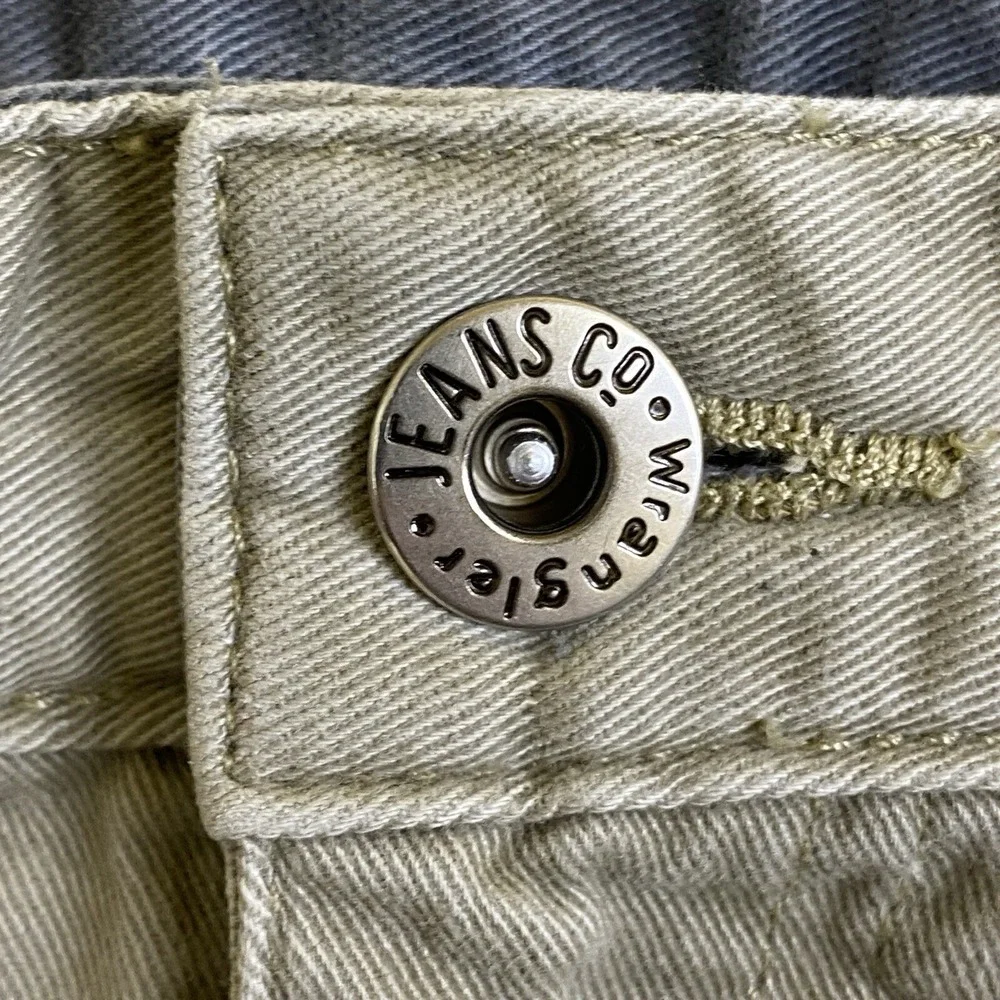 Wrangler Cargo Pants Men Beige Measures 35x32.5 No Sizing Baggy Grunge Workwear